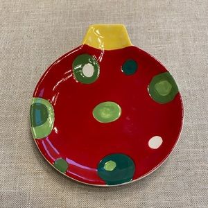 TAG decorative appetizer plate for the Christmas holidays.